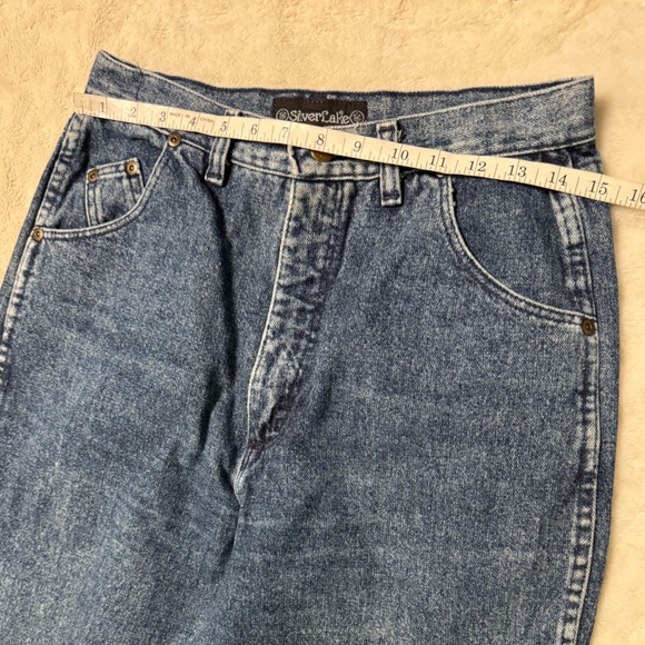 Vintage SILVERLAKE WRANGLERS High Rise Blue mom Jeans - Picture 14 of 14